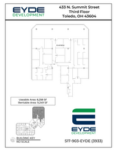 433 N Summit St, Toledo, OH en alquiler Plano de la planta- Imagen 1 de 1