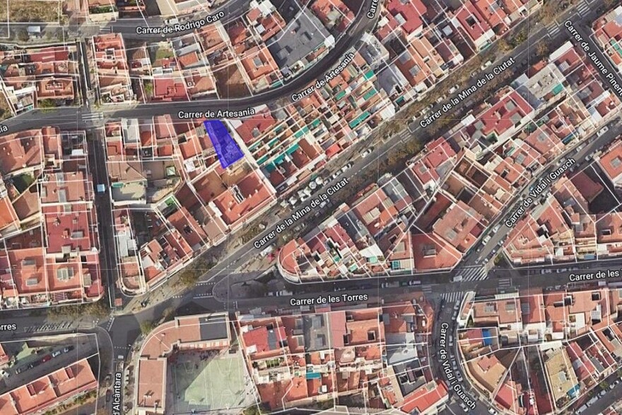 Carrer de l'Artesania, 190, Barcelona, Barcelona en venta - Plano de solar - Imagen 2 de 2