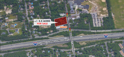 Waverly Ave, Holtsville, NY - VISTA AÉREA  vista de mapa