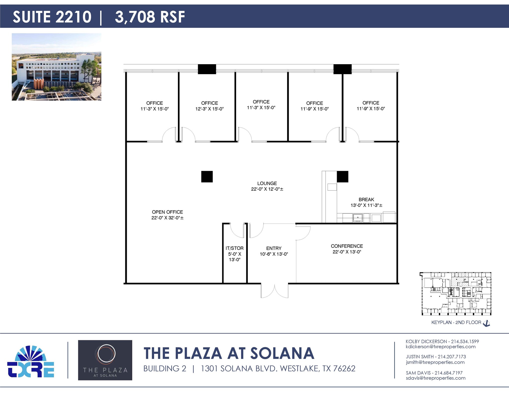 1301 Solana Blvd, Westlake, TX en alquiler Plano de la planta- Imagen 1 de 1