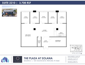 1301 Solana Blvd, Westlake, TX en alquiler Plano de la planta- Imagen 1 de 1