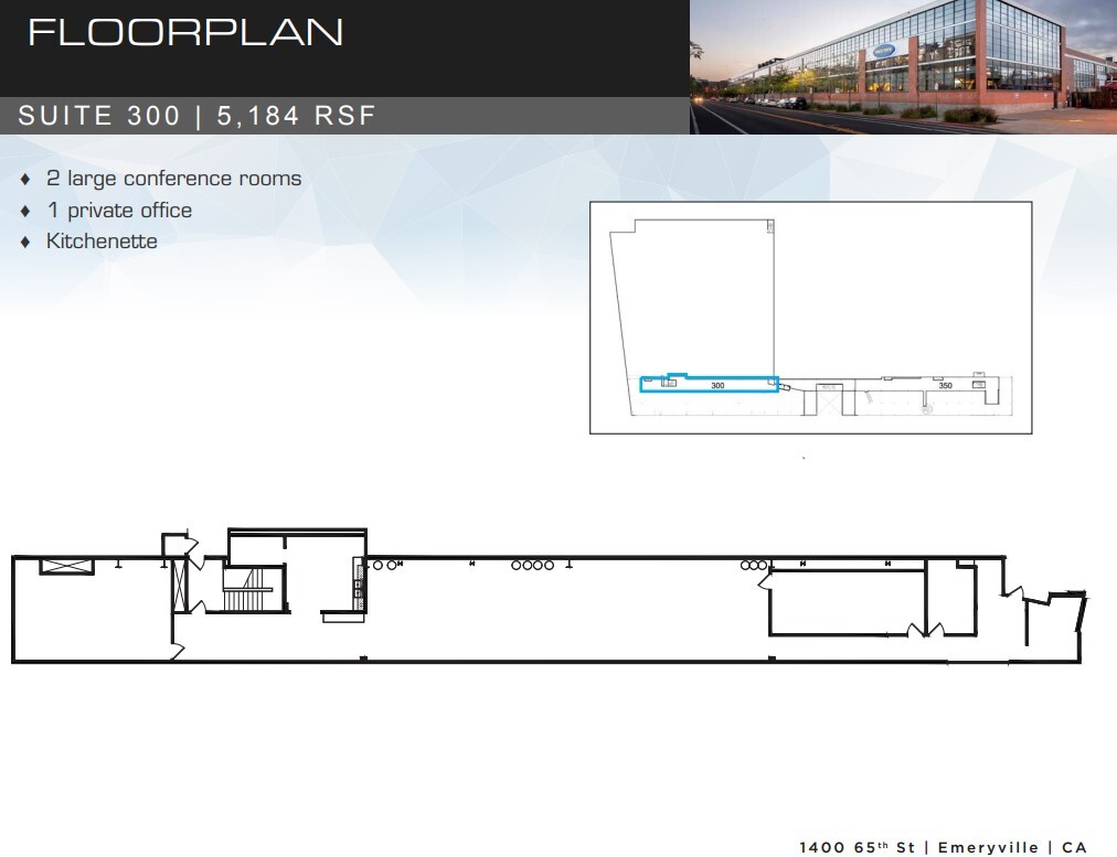 1400 65th St, Emeryville, CA en alquiler Plano de la planta- Imagen 1 de 1