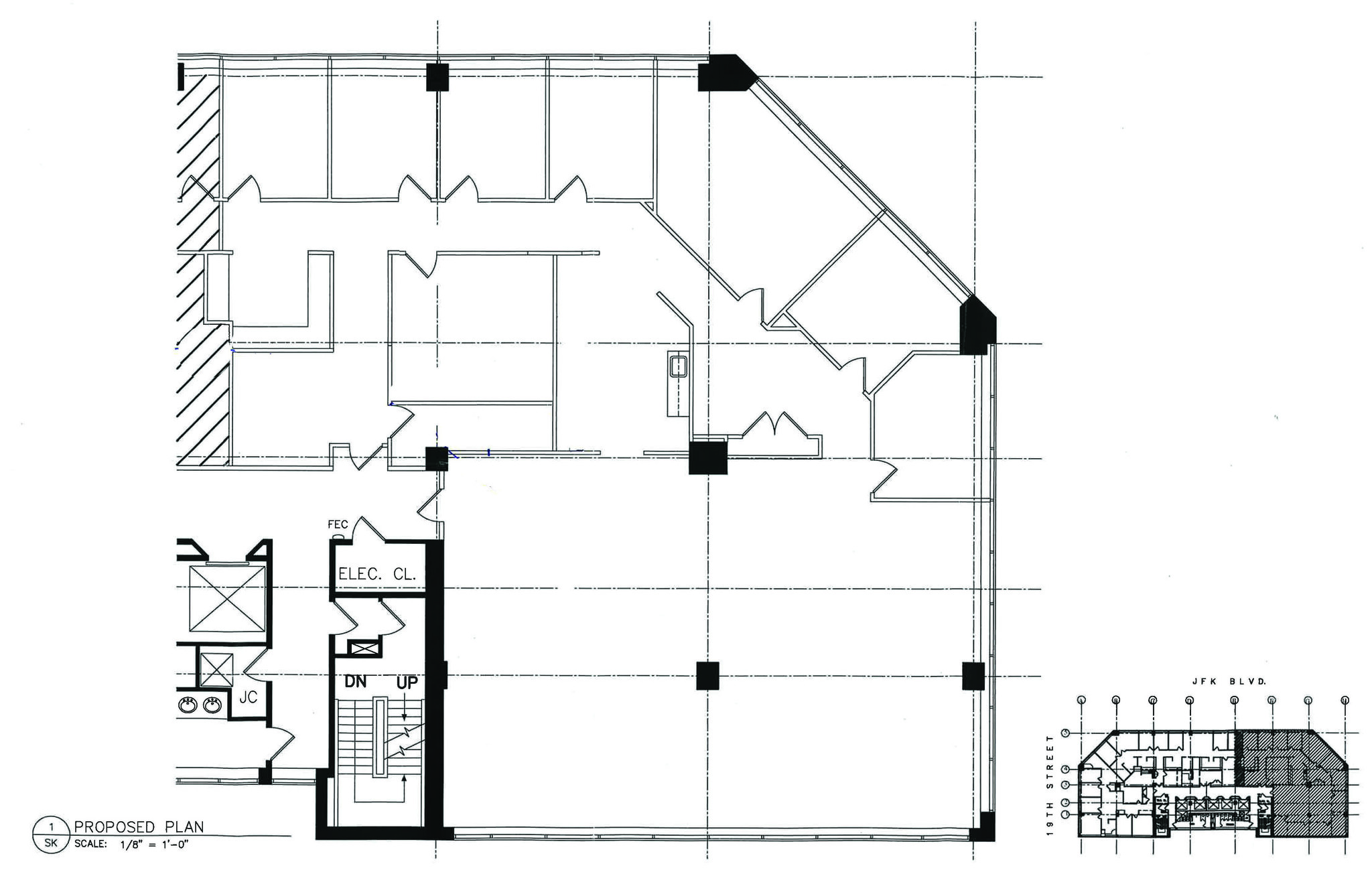 1880 John F Kennedy Blvd, Philadelphia, PA en alquiler Plano de la planta- Imagen 1 de 1