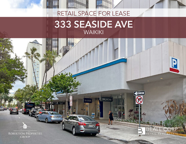 333 Seaside Ave, Honolulu, HI en alquiler - Foto del edificio - Imagen 1 de 7