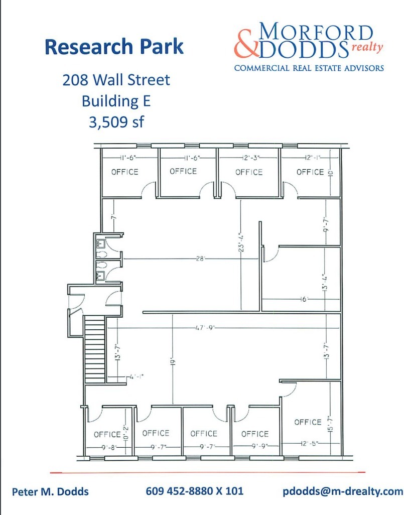 201-250 Wall St, Princeton, NJ en alquiler Plano de la planta- Imagen 1 de 1