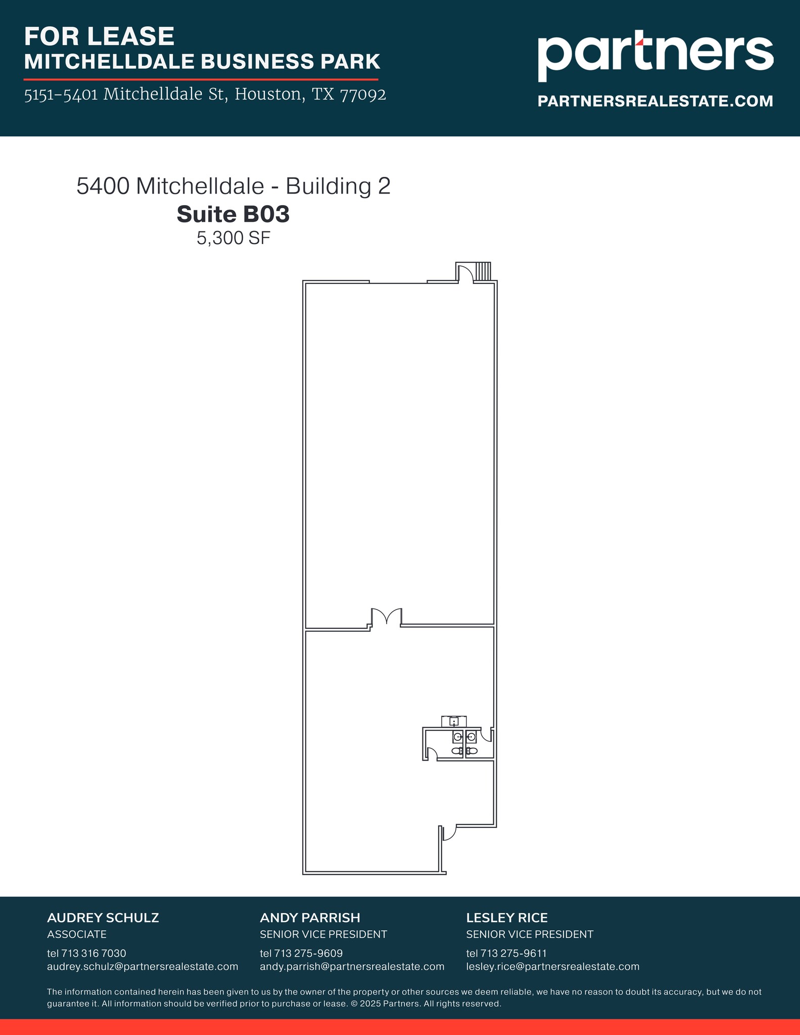 5151 Mitchelldale St, Houston, TX en alquiler Plano del sitio- Imagen 1 de 1