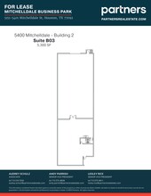 5151 Mitchelldale St, Houston, TX en alquiler Plano del sitio- Imagen 1 de 1