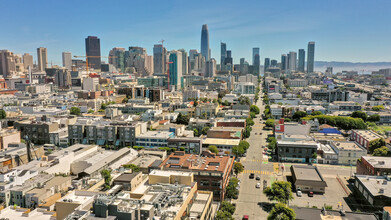 1100 Folsom St, San Francisco, CA - VISTA AÉREA  vista de mapa