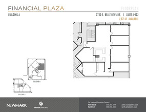 7730 E Belleview Ave, Greenwood Village, CO en alquiler Plano de la planta- Imagen 1 de 2