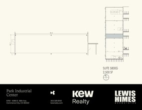 6000 E 58th Ave, Commerce City, CO en alquiler Plano del sitio- Imagen 1 de 1