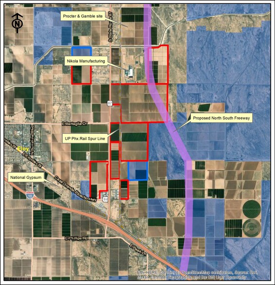 501 N. Highway 87, Eloy, AZ en venta - Vista aérea - Imagen 1 de 6