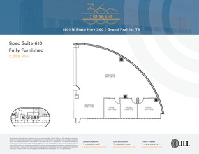 1901 N State Highway 360, Grand Prairie, TX en alquiler Plano de la planta- Imagen 1 de 1