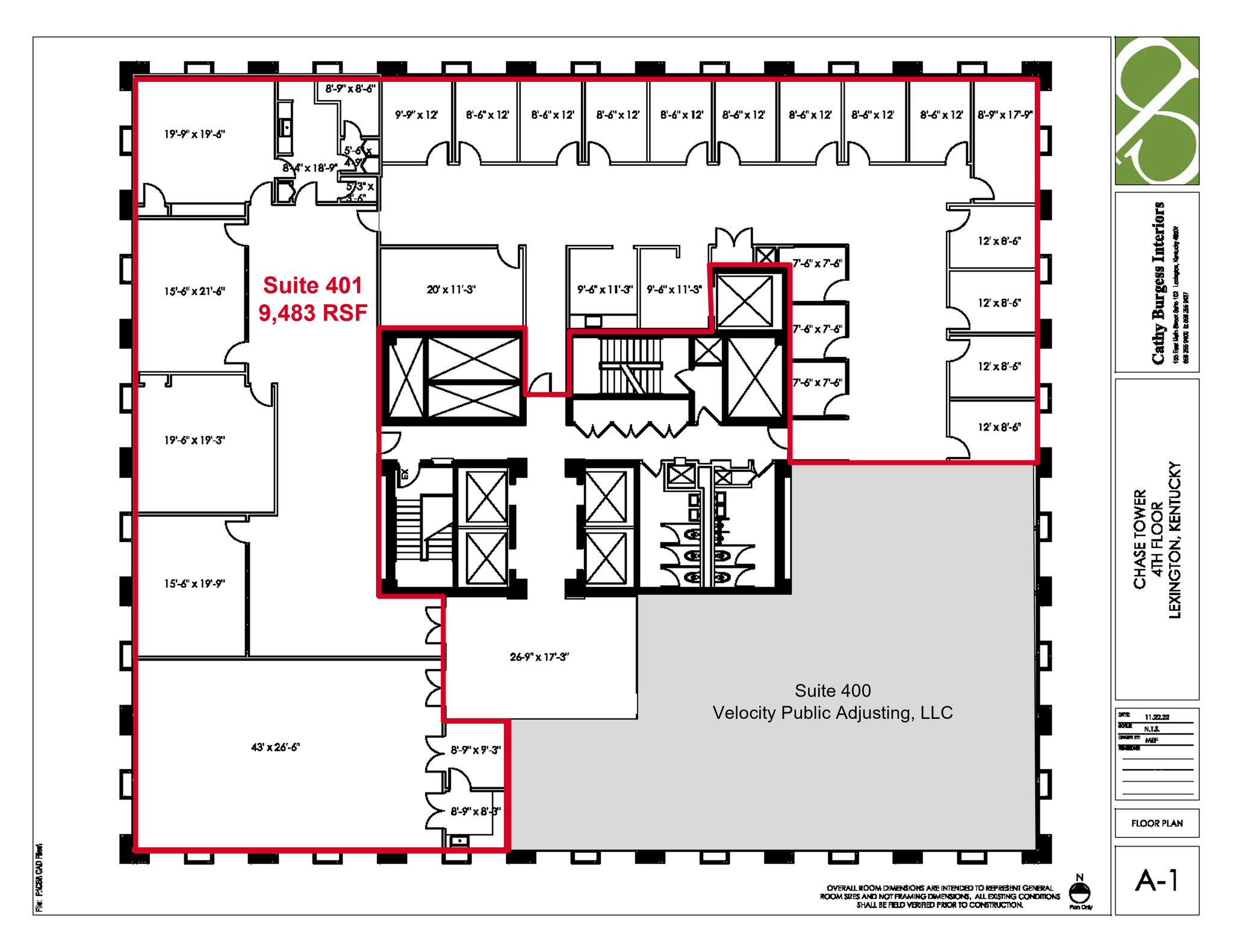 201 E Main St, Lexington, KY en alquiler Plano de la planta- Imagen 1 de 1