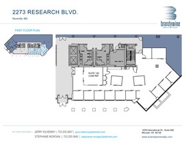 2273 Research Blvd, Rockville, MD en alquiler Plano de la planta- Imagen 1 de 1