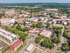 1101 Greene St, Augusta, GA - vista aérea  vista de mapa