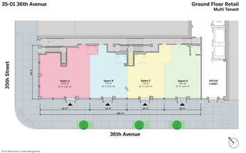 3501 36th Ave, Astoria, NY en alquiler Plano de la planta- Imagen 2 de 2