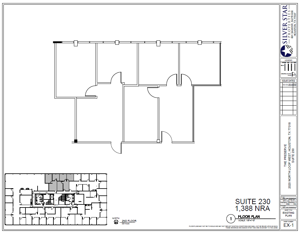 2000 N Loop Fwy W, Houston, TX en alquiler Plano de la planta- Imagen 1 de 1