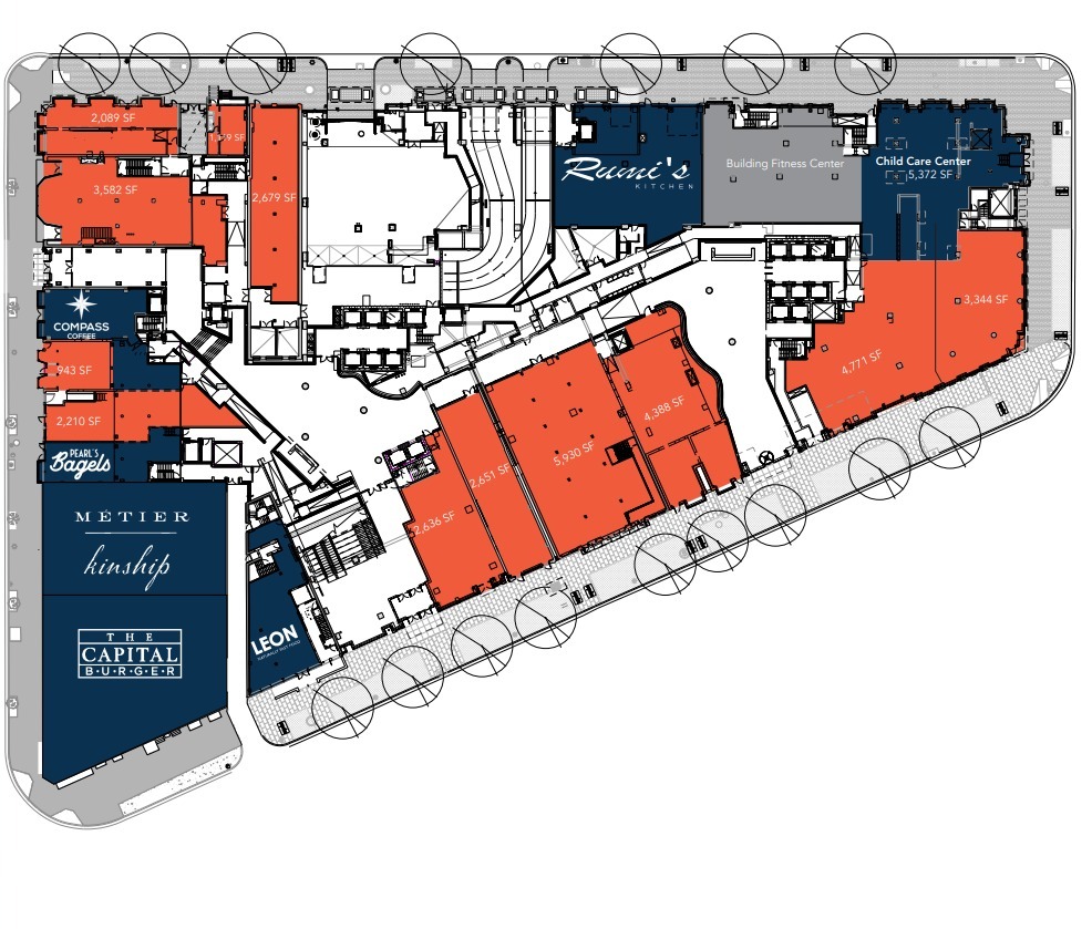 655 New York Ave NW, Washington, DC en alquiler Plano de la planta- Imagen 1 de 1