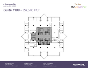 6 Concourse Pky NE, Atlanta, GA en alquiler Plano de la planta- Imagen 1 de 7