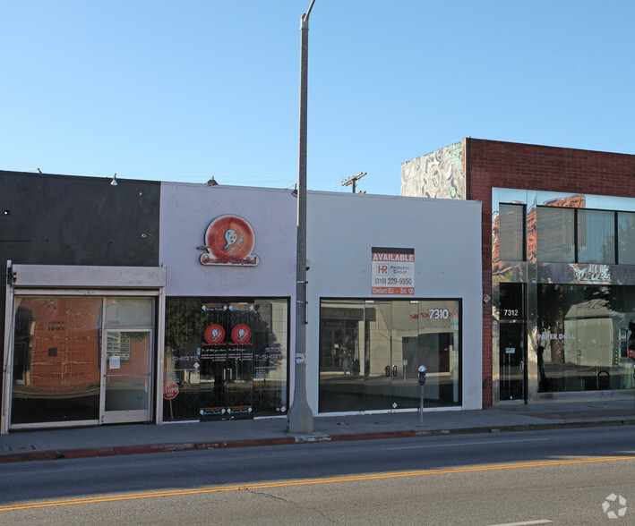 7308-7310 Melrose Ave, Los Angeles, CA en alquiler - Foto del edificio - Imagen 3 de 9