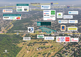 4900 Blk Mobile Hwy, Pensacola, FL - VISTA AÉREA  vista de mapa - Image1