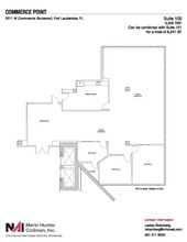 3511 W Commercial Blvd, Fort Lauderdale, FL en alquiler Plano de la planta- Imagen 1 de 2