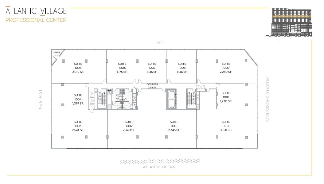 800 N Federal Hwy, Hallandale Beach, FL en alquiler Plano de la planta- Imagen 1 de 1