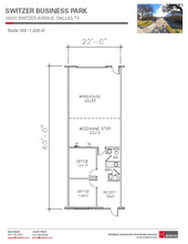 10930 Switzer Ave, Dallas, TX en alquiler Plano de la planta- Imagen 1 de 1