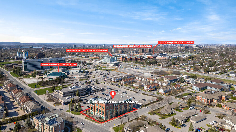 1 Chrysalis Way, Ottawa, ON en alquiler - Vista aérea - Imagen 2 de 20