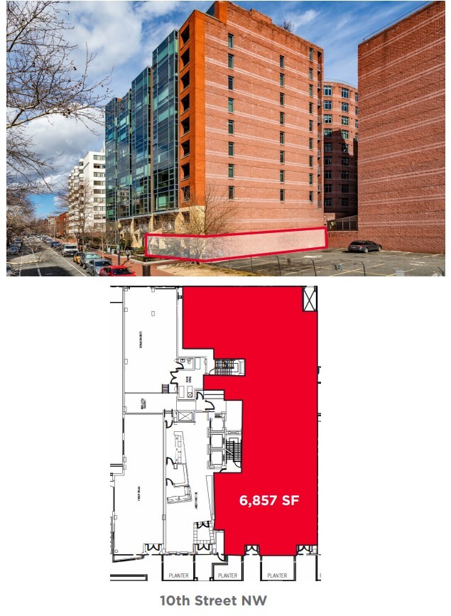 1117 10th St NW, Washington, DC en alquiler Plano de la planta- Imagen 1 de 1