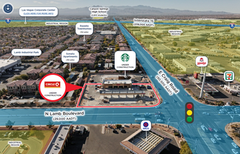 E Craig Rd & N Lamb blvd, North Las Vegas, NV - VISTA AÉREA  vista de mapa - Image1