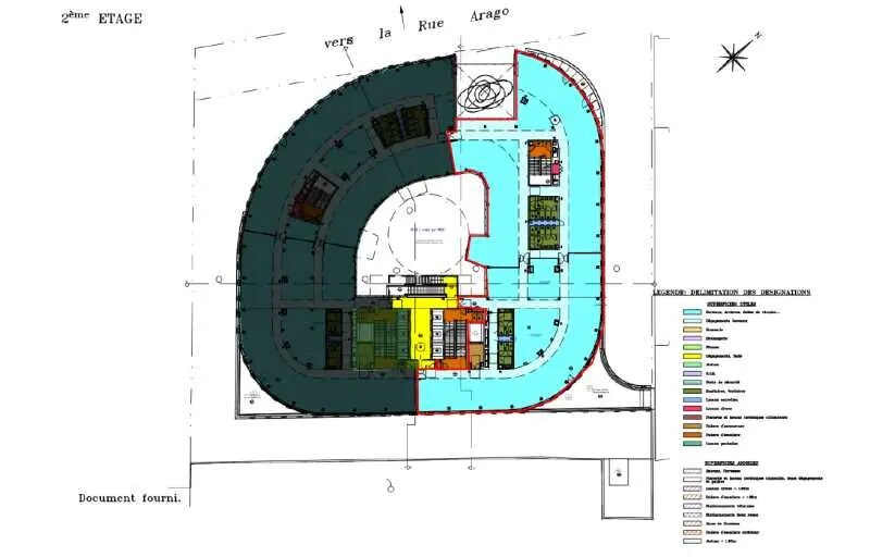 46-52 Rue Arago, Puteaux en alquiler Plano de la planta- Imagen 1 de 1