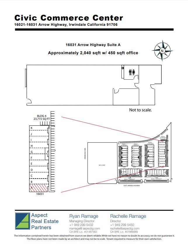 16021 Arrow Hwy, Irwindale, CA en alquiler Plano de la planta- Imagen 1 de 1