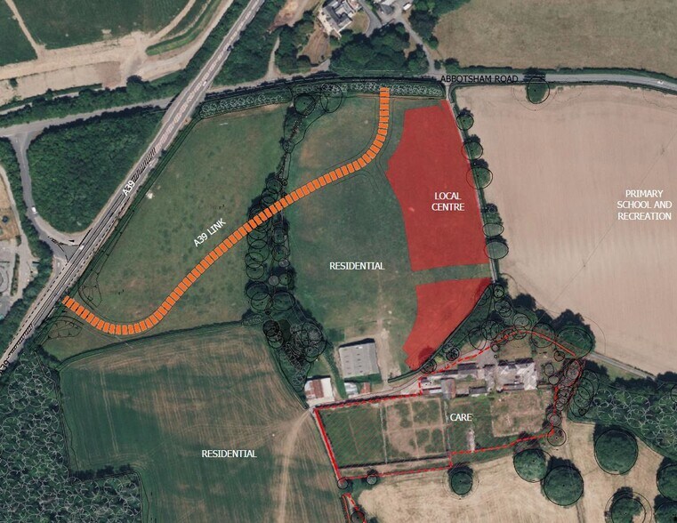 Abbotsham Rd, Bideford en venta - Plano del sitio - Imagen 2 de 2