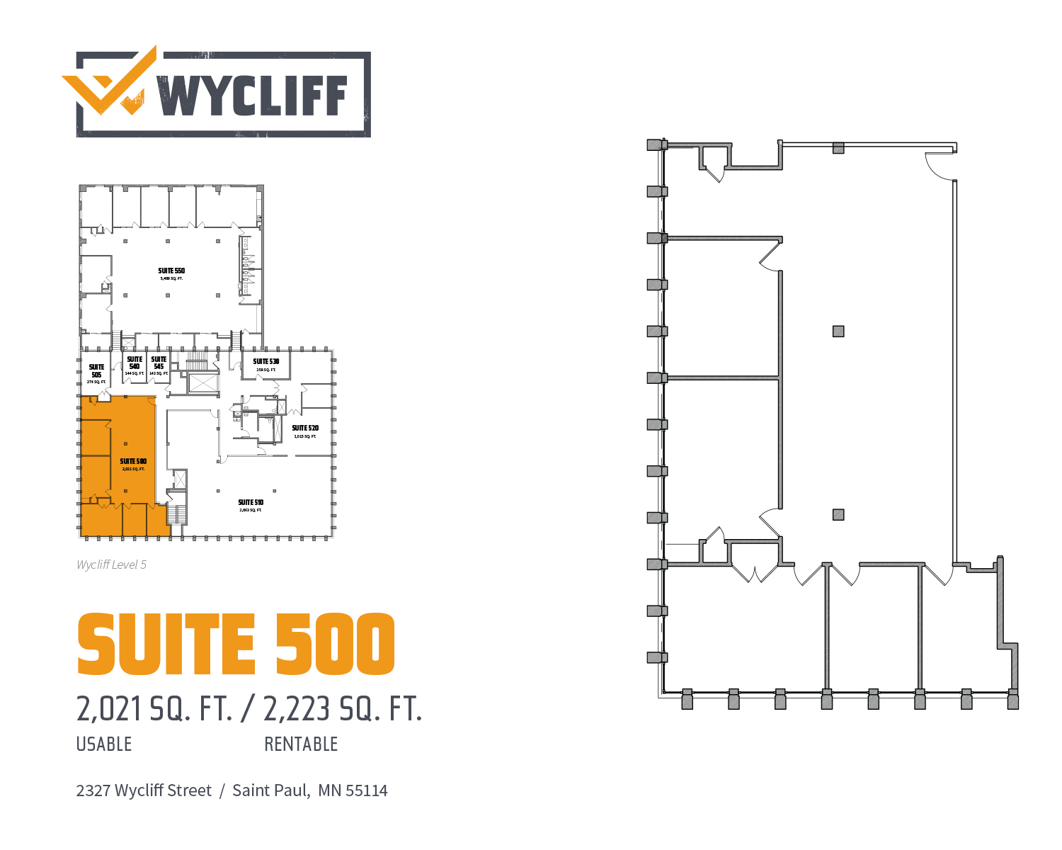 2327 Wycliff St, Saint Paul, MN en alquiler Plano de la planta- Imagen 1 de 1