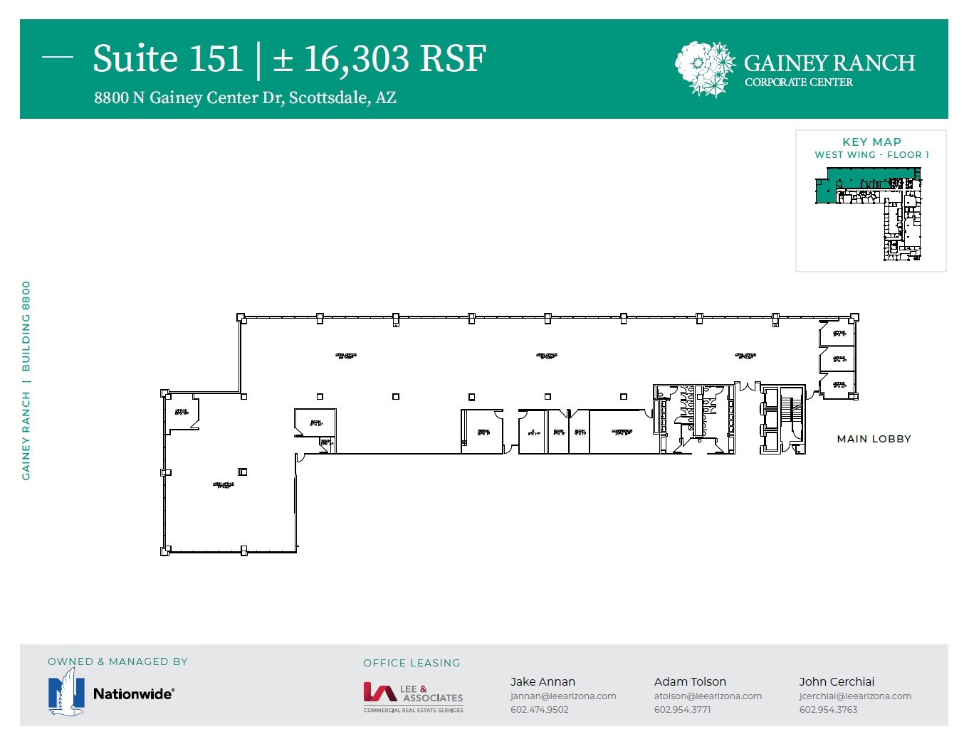 8800 N Gainey Center Dr, Scottsdale, AZ en alquiler Plano de la planta- Imagen 1 de 1