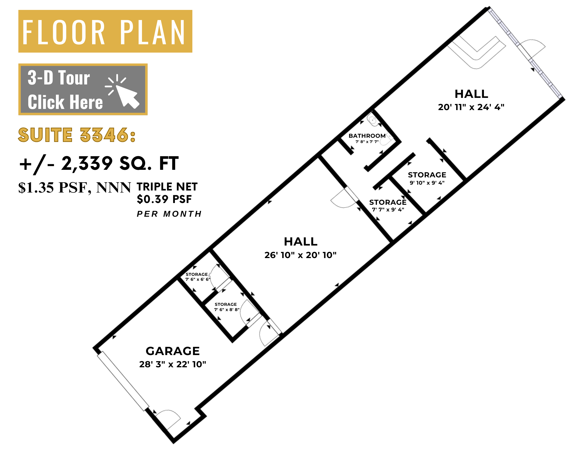 3324-3366 Mather Field Rd, Rancho Cordova, CA en alquiler Foto del edificio- Imagen 1 de 3