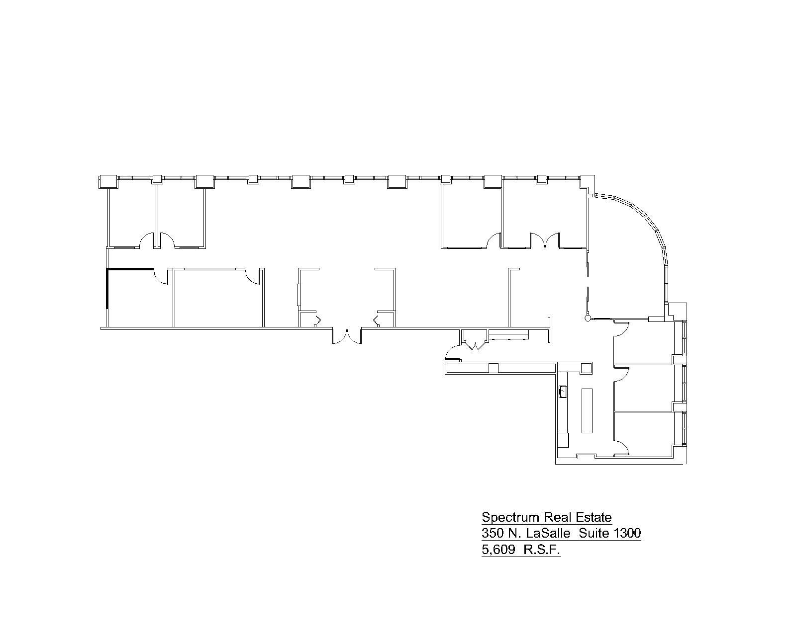 350 N LaSalle St, Chicago, IL en alquiler Plano de la planta- Imagen 1 de 1