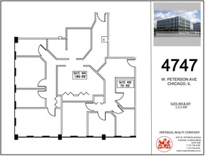 4747 W Peterson Ave, Chicago, IL en alquiler Plano de la planta- Imagen 1 de 7