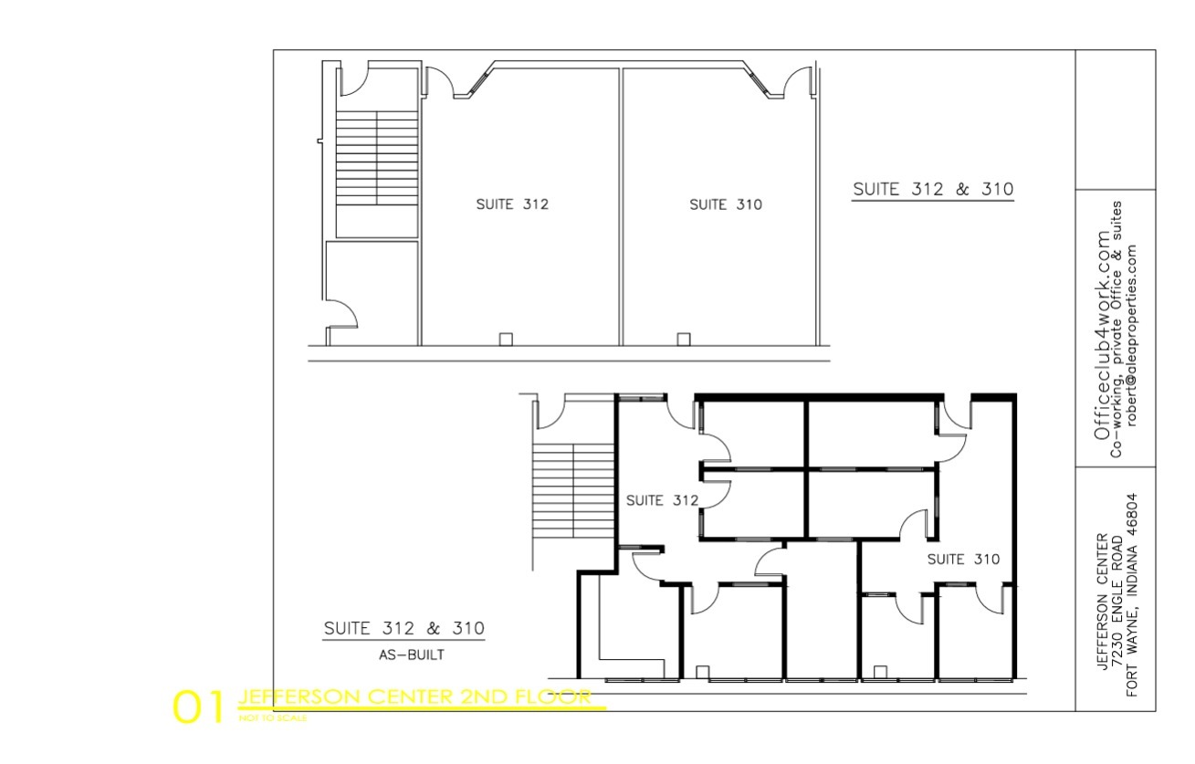 7230 Engle Rd, Fort Wayne, IN en alquiler Plano de la planta- Imagen 1 de 3