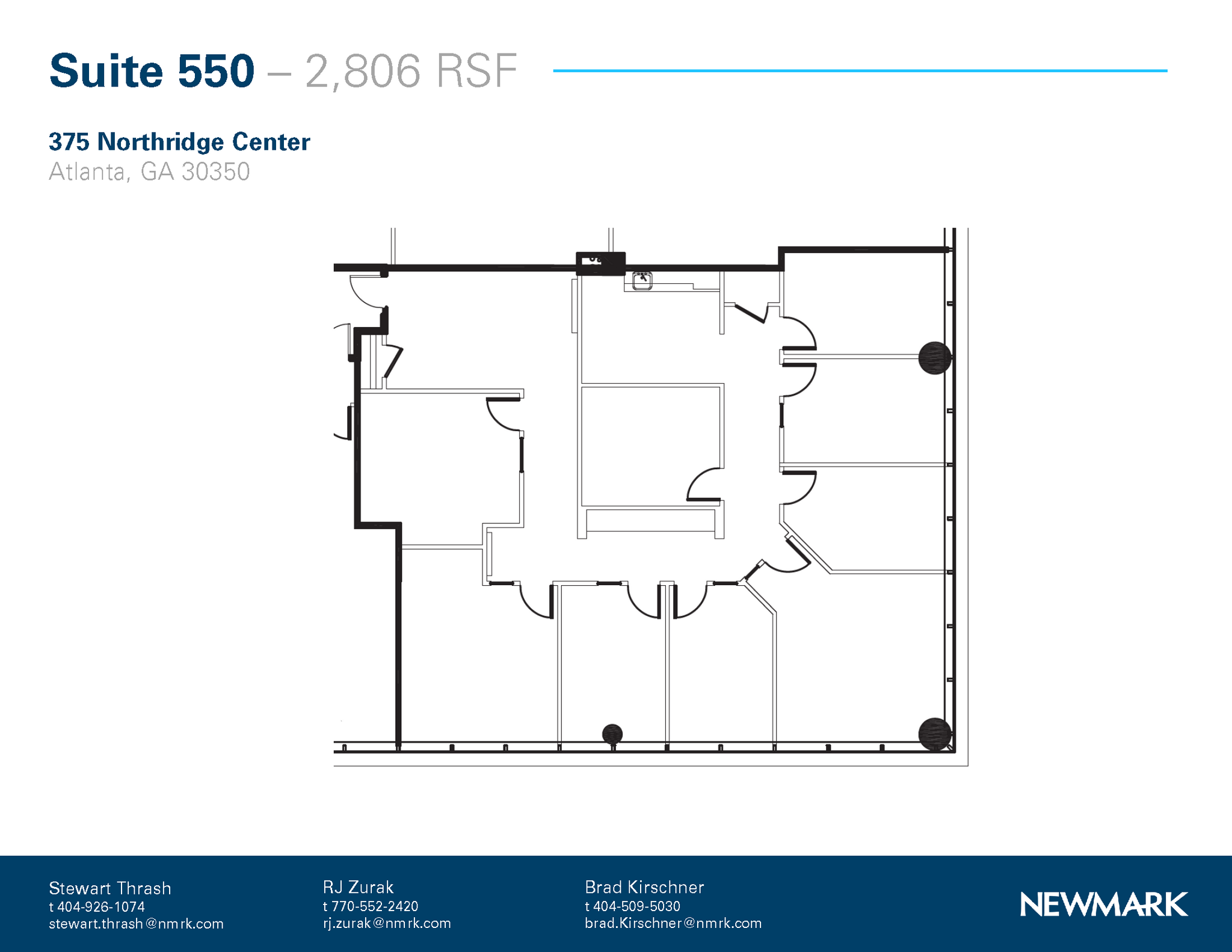 375 Northridge Rd, Atlanta, GA en alquiler Plano de la planta- Imagen 1 de 1