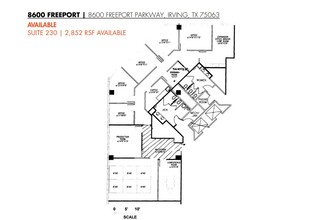 8600 Freeport Pky, Irving, TX en alquiler Plano de la planta- Imagen 1 de 1