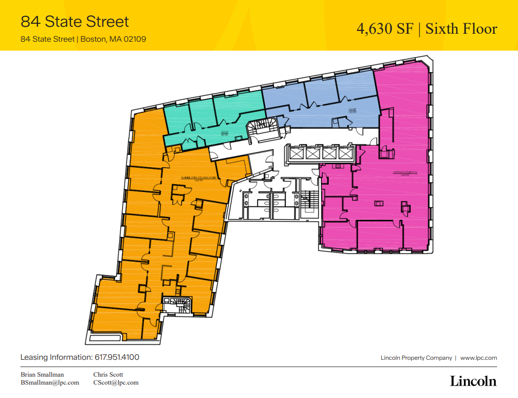 84 State St, Boston, MA en alquiler Plano de la planta- Imagen 1 de 1