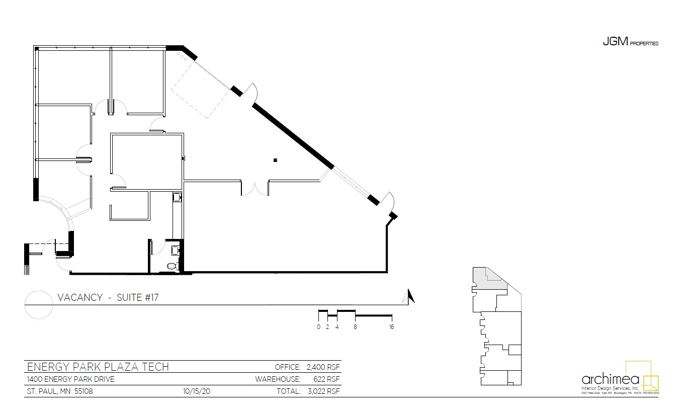 1400-1410 Energy Park Dr, Saint Paul, MN en alquiler Plano de la planta- Imagen 1 de 1