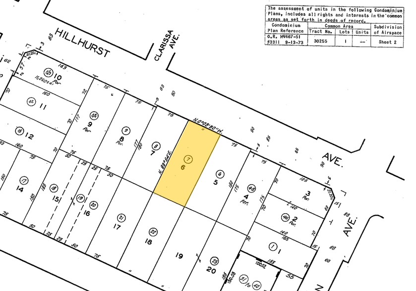 1933 1/2 Hillhurst Ave, Los Angeles, CA en alquiler - Plano de solar - Imagen 2 de 6