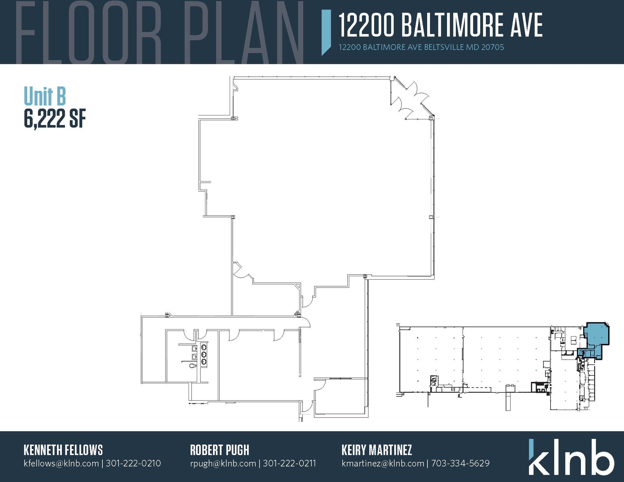 12200 Baltimore Ave, Beltsville, MD en alquiler Plano de la planta- Imagen 1 de 1