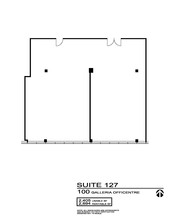 100 Galleria Officentre, Southfield, MI en venta Plano de la planta- Imagen 1 de 2