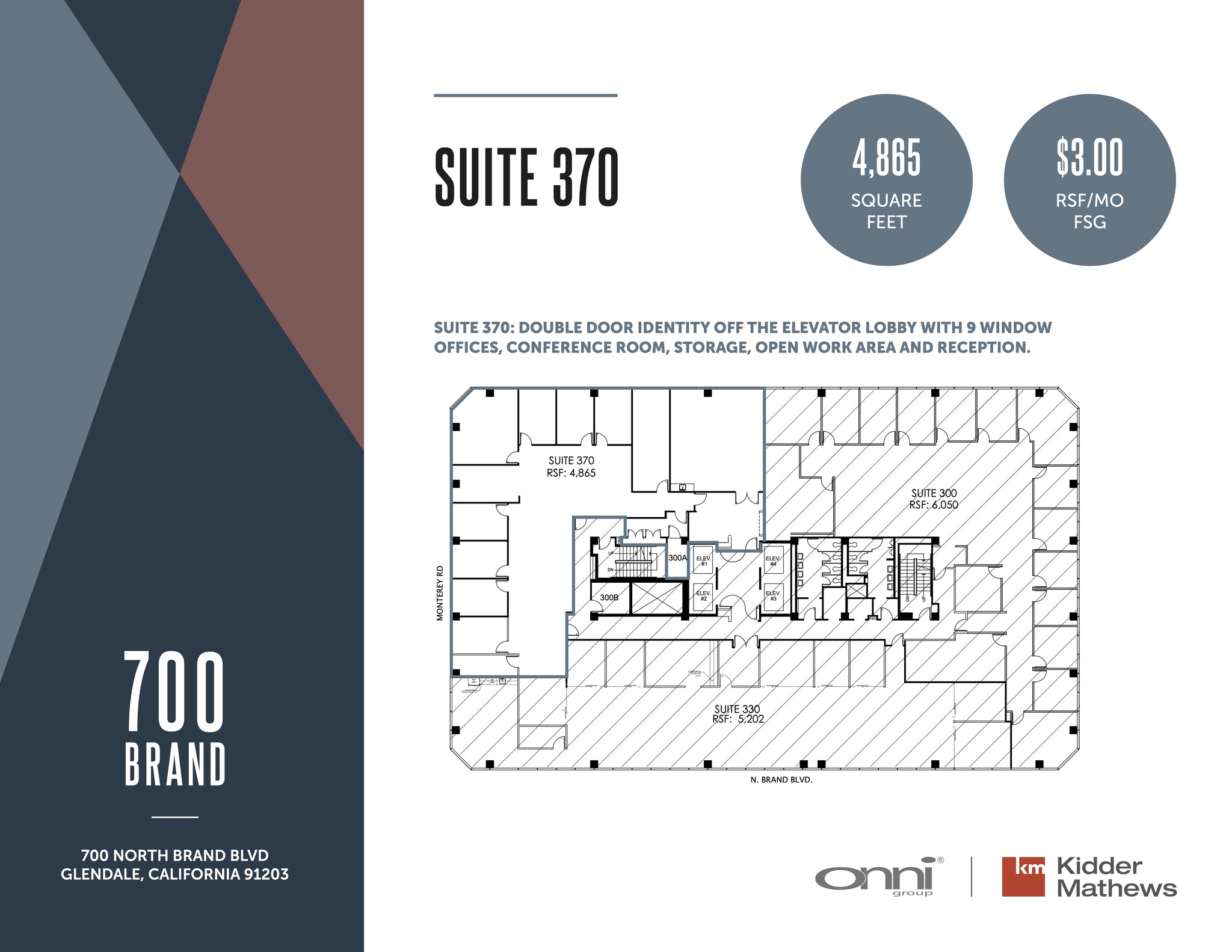 700 N Brand Blvd, Glendale, CA en alquiler Plano de la planta- Imagen 1 de 1