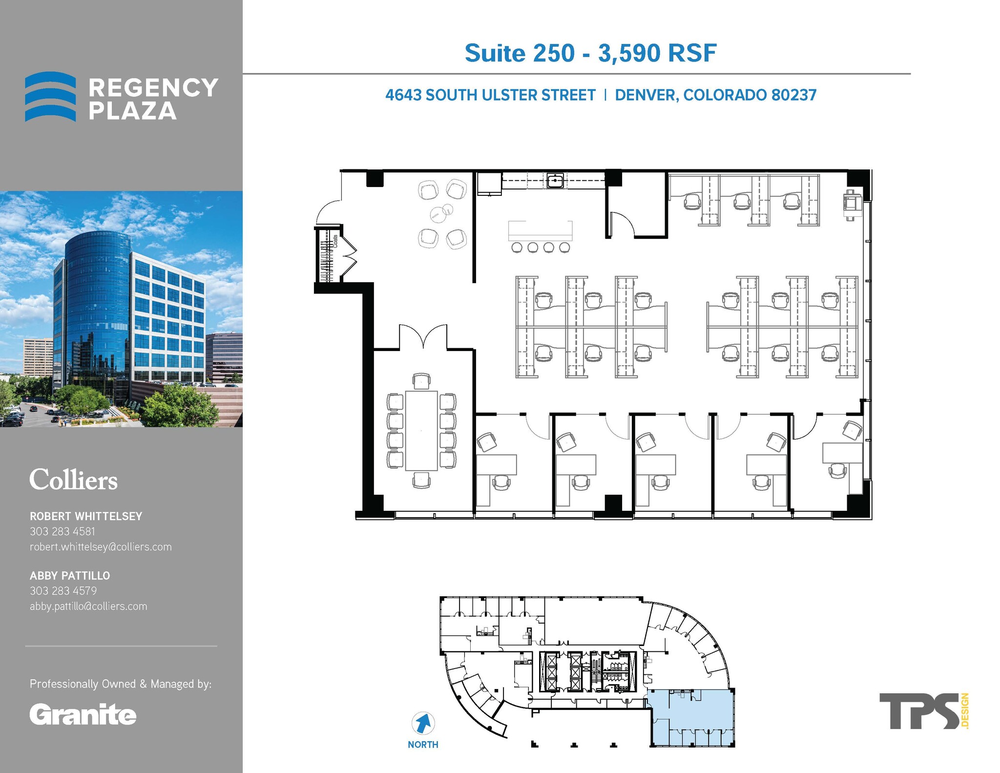 4643 S Ulster St, Denver, CO en alquiler Plano de la planta- Imagen 1 de 2