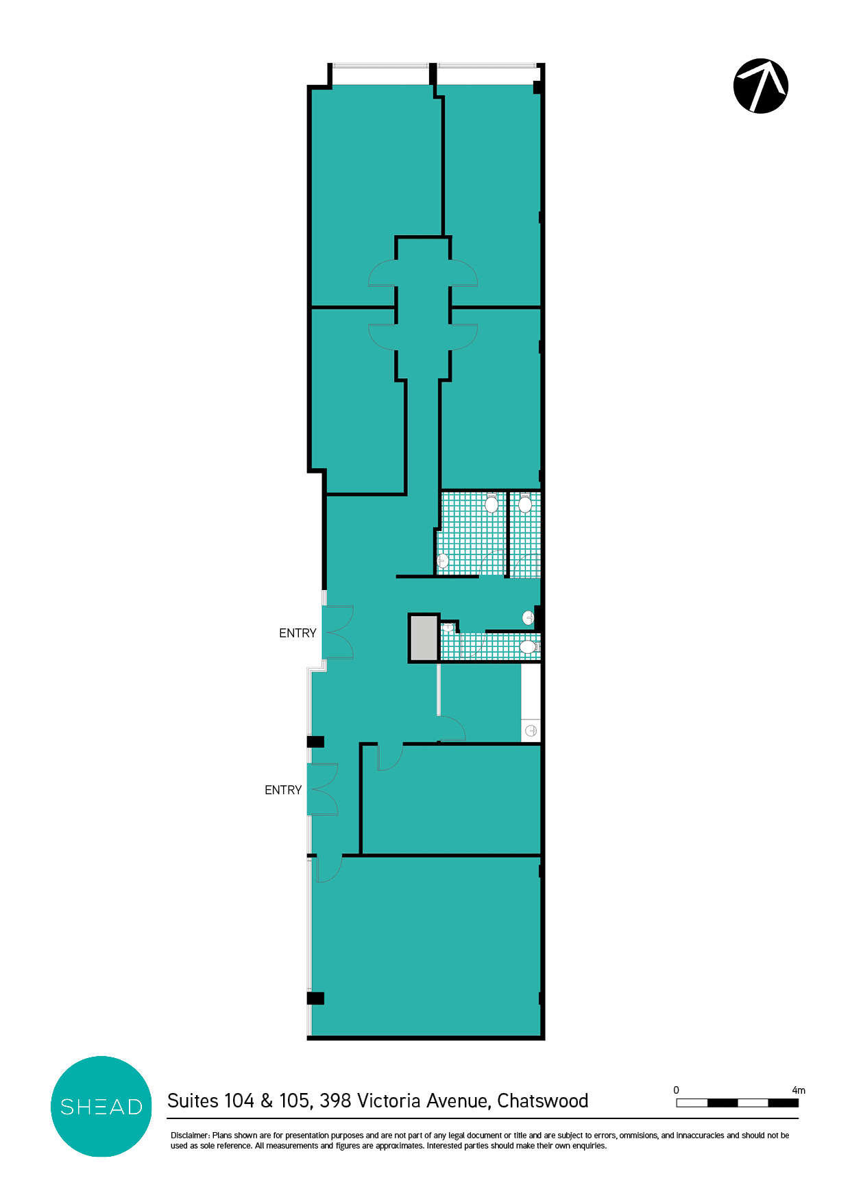 398 Victoria Ave, Chatswood en alquiler Plano de la planta- Imagen 1 de 3